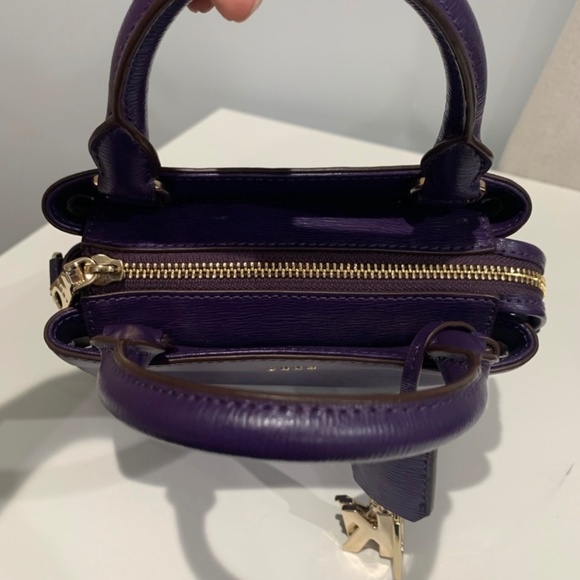 DKNY Paige Small Purple Satchel - Picture 4 of 10